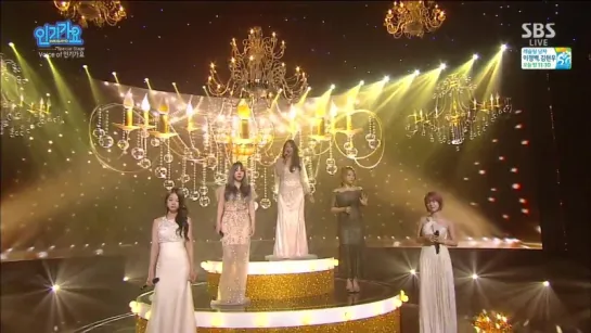 [14.08.16] APHRODITE - Chandelier (Sia cover) @ Inkigayo