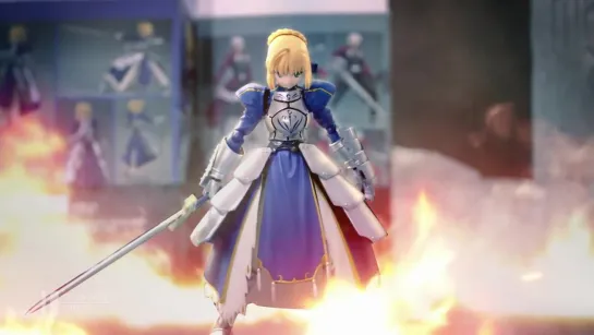 Fate/Stay Night 2015 Stop Motion- Saber vs Archer ♫ AMV Аниме-клип по Original anima...