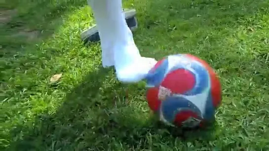 Travis' soccer feet