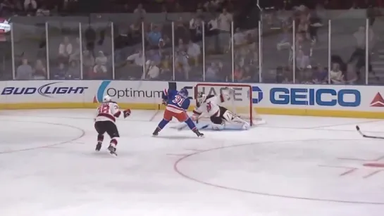 Alexander Frolov breakaway goal vs NJ ¦ 09⁄23⁄2010 [HD]