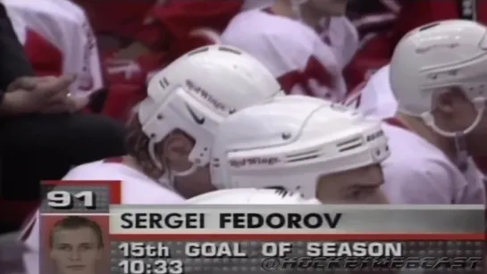 Sergei Fedorov 5 Goal Game vs Washington Capitals 1996 (High Quality) / Сергей Федоров 5 шайб в ворота Вашингтона!