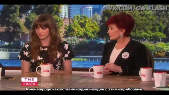 Danielle Panabaker on The Talk HD (русские субтитры)