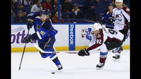 Щелчок дня. Тарасенко запускает ракету в ворота Варламова / Vladimir Tarasenko rocket slapshot goal 1-0 Colorado Avalanche vs St