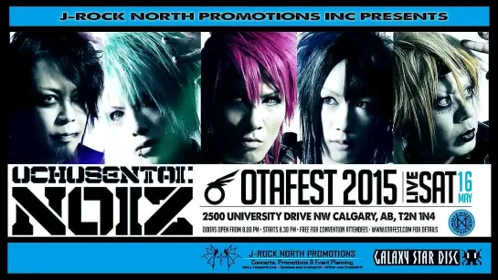 [jrokku] UCHUSENTAI:NOIZ - Otafest 2015 (комментарий)