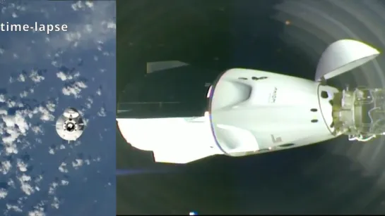 Ax-3 Crew Dragon docking