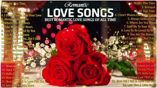 Greatest Love Songs Collection💖Romantic Love Songs 80s 90s💖Best Love Songs E (1)