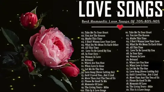 Best Romantic Love Songs 2021 - Love Songs 80s 90s    Playlist English Backstreet B