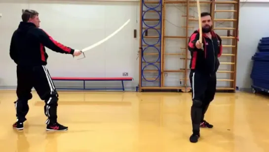 Military sabre guards lesson 1