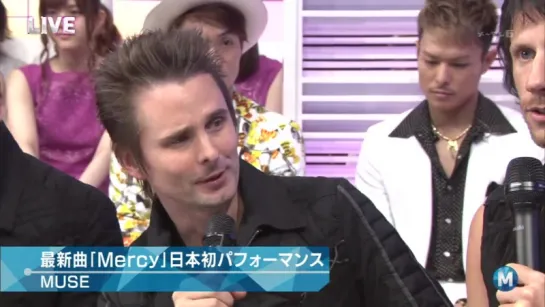 MUSE - MUSIC STATION, JAPAN - MERCY 2015_07_24