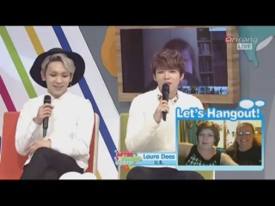 140318 After School Club - Woohyun sings his own version of Departure