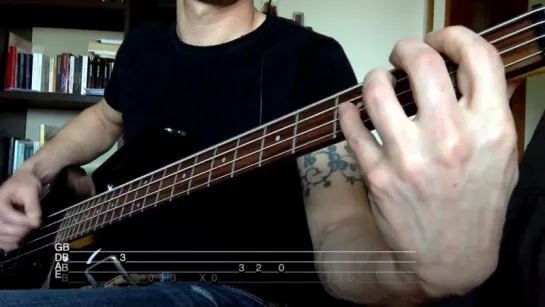 How Play Don't Cry by Guns'n'Roses on Bass Guitar