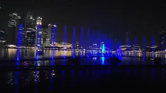 Сингапур. Bayfront. Spectra Light and Water Show.