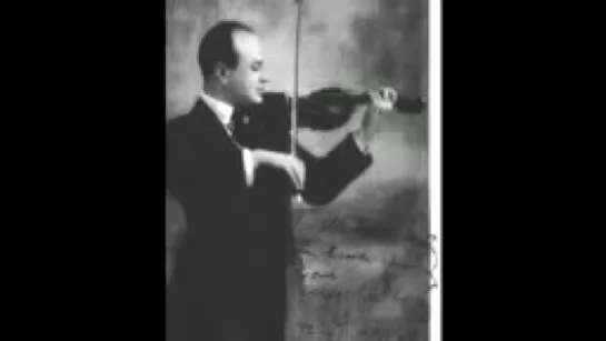 Mischa Elman plays Dvorak Slavonic Dance