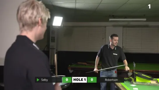 Mark Selby and Neil Robertson take on the Crazy Snooker challenge (Part 1)