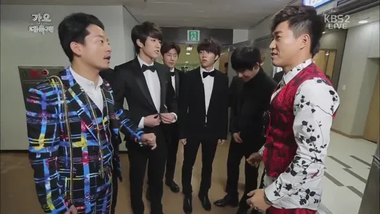 141226 2014 KBS Gayo Daechukje - INFINITE Backstage