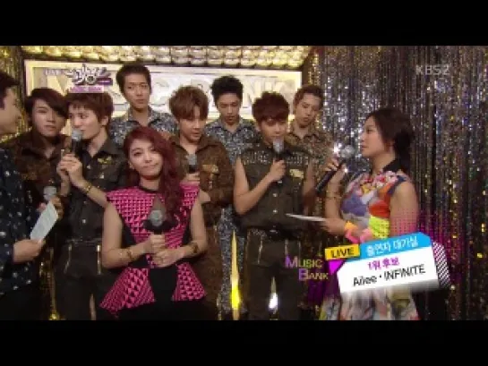 130802 KBS Music Bank INFINITE Backstage