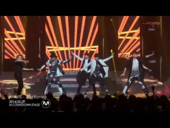 140529 INFINITE Last Romeo (M!Countdown) - запись репетиции (официальное видео)