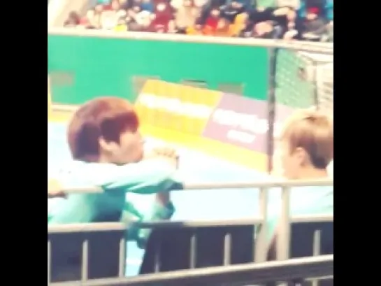 【FANCAM/INSTAGRAM】130114 MBC Idol Star Athletics Championship