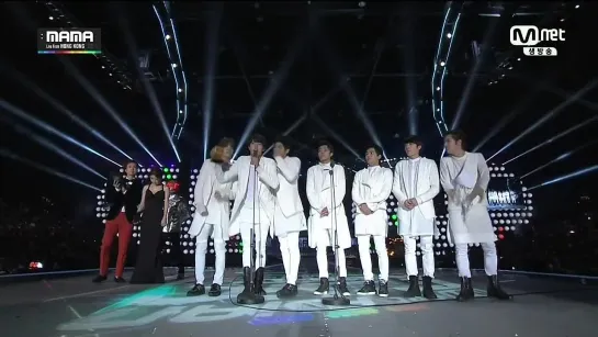 141203 INFINITE - Best Dance Perfomance Award Win (MAMA 2014)