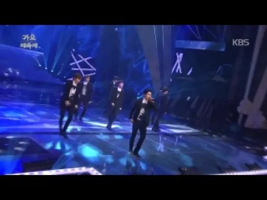 141226 INFINITE - Last Romeo + Back ~remix~ (2014 KBS Gayo Daechukje)