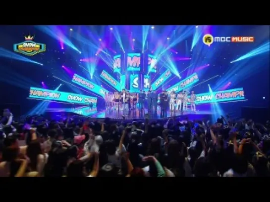 [PERF]140604 - MBC Music Show Champion - Last Romeo + 1st Place Win + Encore