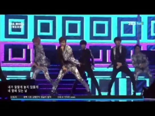 [PERF] INFINITE "popular artist award" win + INFINITE ~Destiny~ (140117 Asia Model Music Awards)