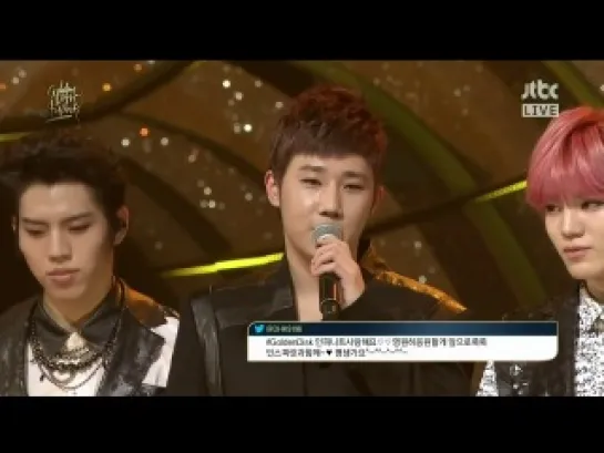 [PERF] SungGyu & Woohyun - Do you know me ~special stage~ + Bonsang Win+  INFINITE - Destiny & Man in Love (140116 Golden Disk Award)