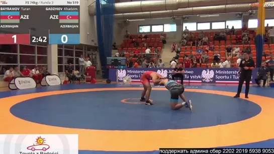 FS POLAND OPEN2023 74kg Bayramov vs. Gadzhiev