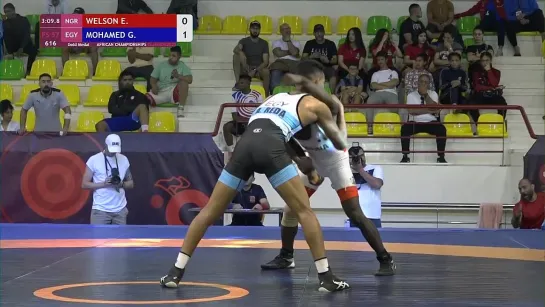 GOLD FS - 57 kg_ E. WELSON (NGR) v. G. MOHAMED (EGY)