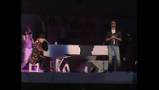 Elton John feat. George Michael - live aid 1985 - don't let the sun go down