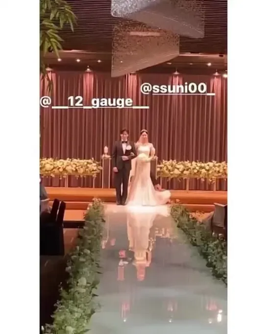 2021.06.12 JG MC’d the wedding ceremony of his long-time friend and dancer @ ssuni00 By jg_k_drama_