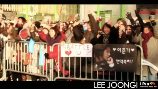 Lee Joon Gi Returned to Fans! (이준기 제대 영상) Short ver.