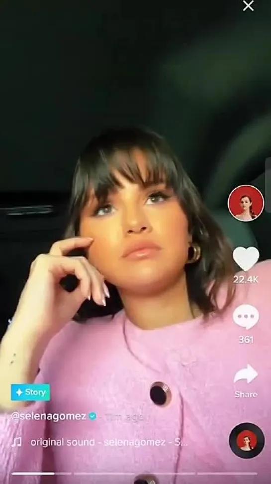 2022: Публикация в «TikTok Story» (9 апреля)