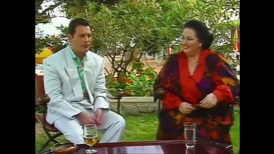 Freddie Mercury and Montserrat Caballe, интервью на Ибице. 1987 год.