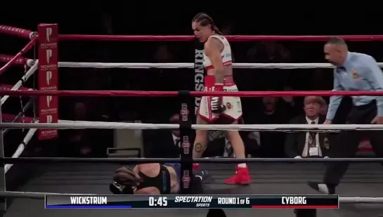 cris cyborg knocks out kelsey wickstrum