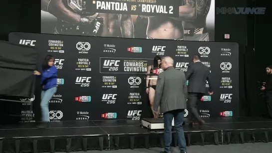 ufc 296 official weigh-in