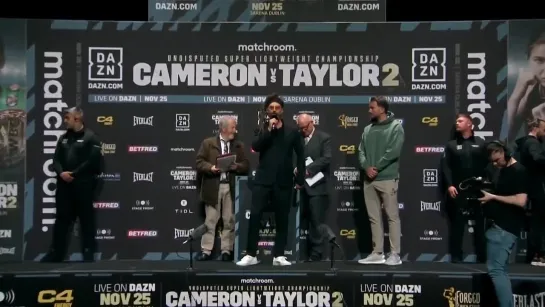 chantelle cameron vs katie taylor - weigh-in face-off