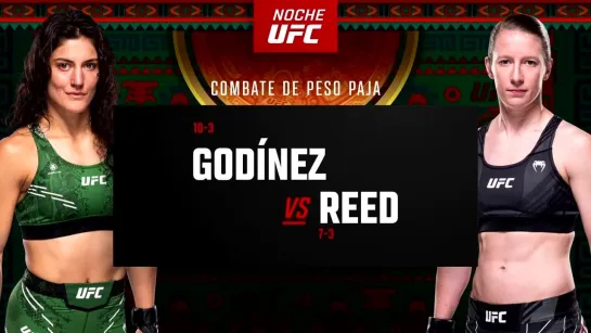 loopy godinez vs elise reed - noche ufc ceremonial face-off