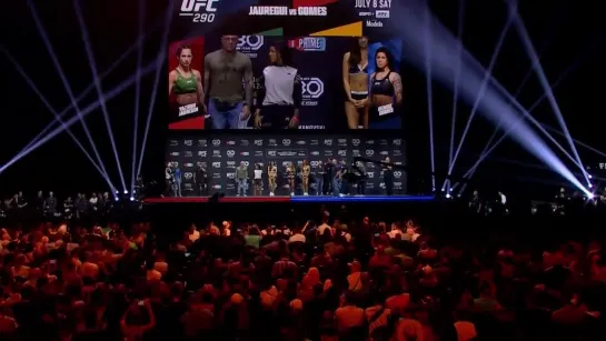 yazmin jauregui vs denise gomes - ufc 290 ceremonial weigh-in