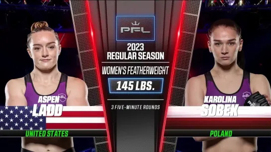 aspen ladd vs karolina sobek - pfl 5 weigh-in face-off