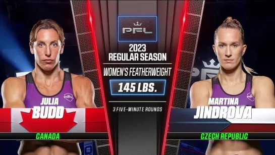 julia budd vs martina jindrova - pfl 5 weigh-in face-off