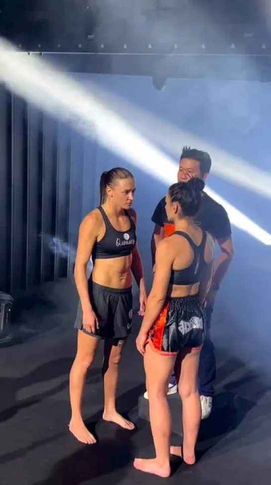 natalia diachkova vs lena nocker - one friday fights 19 weigh-in face-off