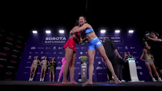 anita bekus vs aleksandra toncheva - ksw 82 weigh-in face-off