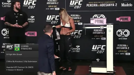 ufc 287 official weigh-in