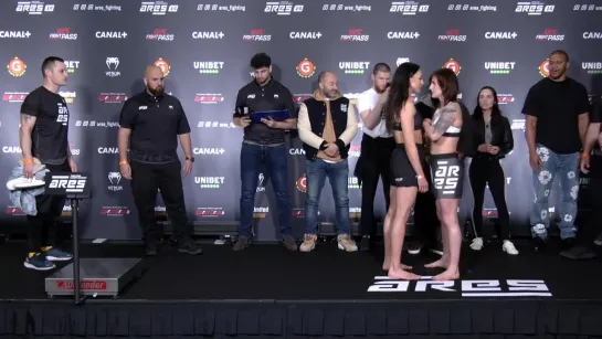 ivana petrovic vs ewelina wozniak - ares 14 weigh-in face-off