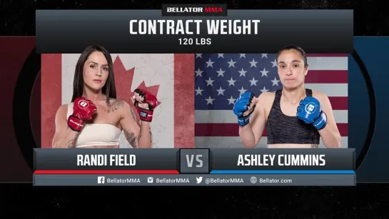 randi field vs ashley cummins - bellator 293 weigh-in face-off