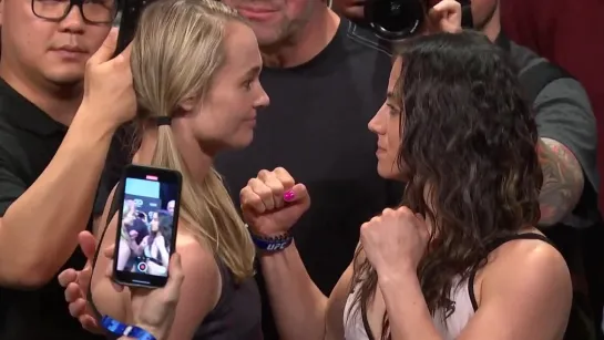 andrea lee vs maycee barber - ufc san antonio ceremonial weigh-in