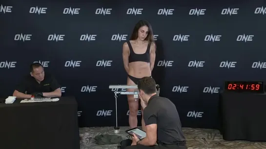 one fight night 8 - official weigh-in & hydration test