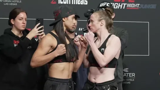 ariane lipski vs jj aldrich - weigh-in face-off