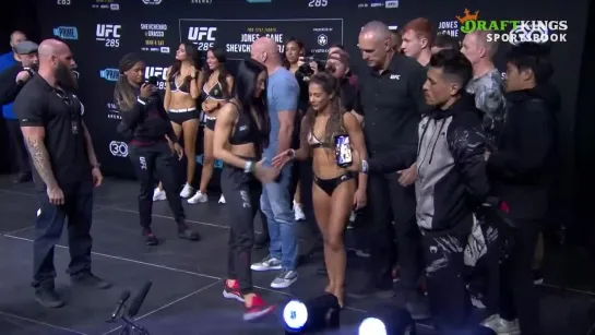 jessica penne vs tabatha ricci - ufc 285 ceremonial weigh-in